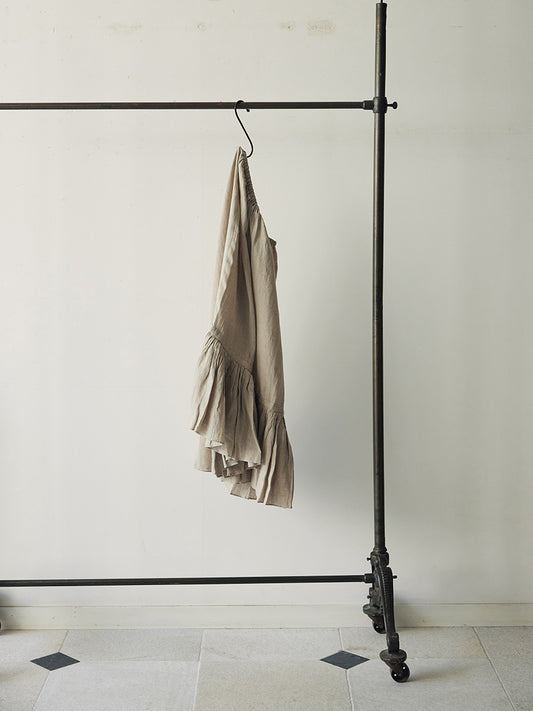 ベルギーリネン100% フリルペチパンツ