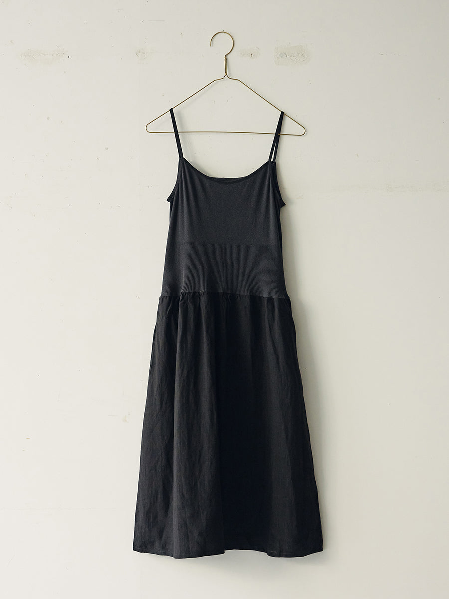 HERNI エルニ ◆ No.3 スリップドレス ベージュローズ ベルギーリネン HÉRNI No.3 スリップドレス【コットンリネン】 — LISETTE