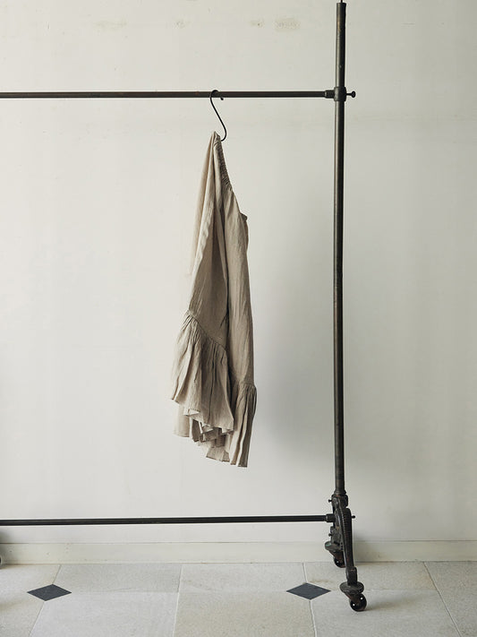 ベルギーリネン100％ フリルペチパンツ